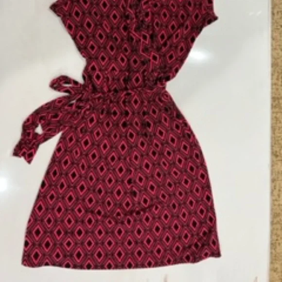 Liz Claiborne Dress - Size M - Pink and Black - Picture 2 of 4